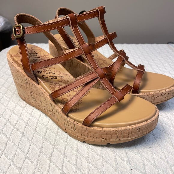 Blowfish Malibu Shoes - Brown Wedge Sandals